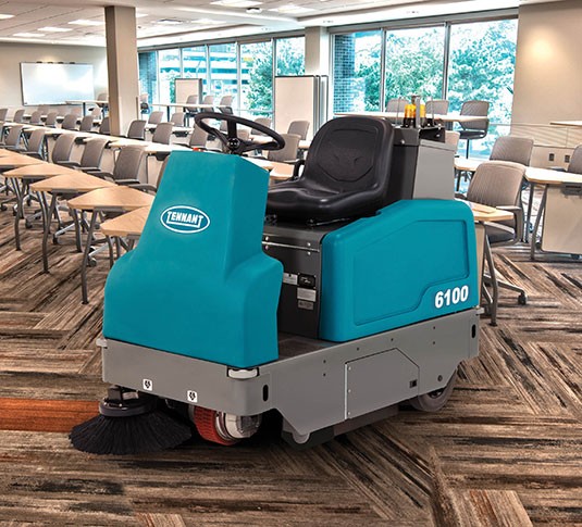 6100 Sub-Compact Battery Ride-On Floor Sweeper alt 11